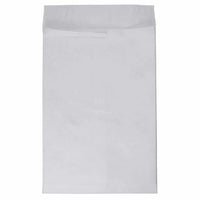 JAM Paper - Enveloppes extensibles pour catalogue Tyvek à extrémité ouverte avec fermeture autocollante - 10" x 13" x 1.5" - Blanc - Paquet de 100-Couleur blanche