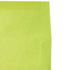 JAM Paper Enveloppes à fermeture gommée Brite Hue, format livret, 5 1/2 x 8 1/8 po, vert lime éclatant, paq./100-Fermeture : gomme
