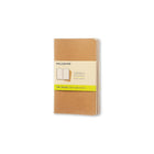 Moleskine – Cahier journal, page blanche, avec poche, couverture souple brun kraft, 3,5 po x 5,5 po-Couverture en carton épais souple, brun kraft