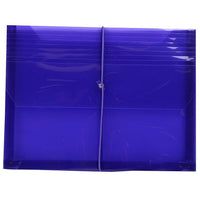 JAM Paper Enveloppe de plastique à extension, fermeture élastique, violet, 12/paquet-Type de produit : Pochette avec extension
