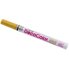 JAM Paper - Marqueur de peinture opaque à pointe fine, doré, 5/paquet (7665885G)-Corps en plastique durable pour une utilisation quotidienne