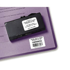 Avery 6576 Étiquettes d'identification durables blanches, laser, 1-3/4" x 1-1/4", 1,600/pqt-Les étiquettes résistent à l'humidité, aux températures extrêmes, aux solvants, au frottement, au déchirement et au maculage.