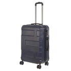 Nicci - 24" Valise de taille moyenne  Deco - Bleu Foncé-Doublure 100% polyester