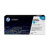 HP 650A (CE271A) Cartouche de toner HP LaserJet cyan d’origine-Couleurs : Cyan