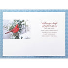 Rosedale - Cartes de souhaits avec enveloppes "Joyeux Noël" Oiseau - 5-1/2 po x 8 po - Anglais - Paquet de 12-Message extérieur: Joyeux Noël