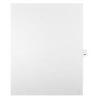 Mark Maker – Onglets séparateurs juridiques blancs, 1/25 onglets, format lettre, sans trous, numéro 64, 25/paquet-Onglets séparateurs blancs, 1/25 onglets