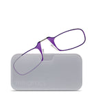 ThinOptics 2.5 Violet Lecteur avec Pod Blanc Universel - Violet-Le produit comprend les lunettes de lecture ThinOptics et l'étui universel avec un adhésif sans résidu à coller sur votre téléphone / étui ou toute autre surface dure et plate