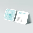 Avery - Cartes d'affaires carrées - 2-1/2 po l x 2-1/2 po L - blanc mat - paquet de 180-Blanc mat