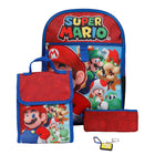 Bioworld Ensemble de sac à dos 5 pièces - 16 po - Nintendo Super Mario Bros Mushroom-Licence officielle: Cette marchandise Toy Story est 100 % authentique, ce qui en fait le cadeau idéal pour les fans et les collectionneurs!