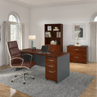 Bush® – Bureau de direction de 72 po de la collection Westfield, fini cerisie-Bureau de direction de 72 po à utiliser avec la galerie de réception (article n° 439357, en sus)
