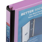 Staples - Reliure Better Binder - 1 po - lilas-Pochette verticale intérieure non collante pour garder les feuilles en place