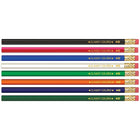 Crayon hexagonal Dozen Wood Case de Musgrave Pencil Company, assortis-Crayons hexagonaux en bois, qualité #2