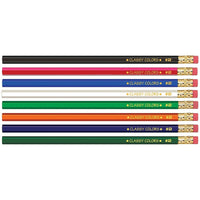 Crayon hexagonal Dozen Wood Case de Musgrave Pencil Company, assortis-Crayons hexagonaux en bois, qualité #2