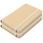 JAM PaperMD – Cahiers de notes à couverture rigide avec fermeture à bande élastique, 3 3/4 x 5 5/8 po, brun kraft, 2/pqt-Taille : 3 3/4 x 5 5/8 (po)