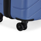 BondStreet -  Skyline Valise à coque rigide d'enregistrement 26.25po - bleu-Roues pivotantes simples à 360 degrés pour un roulement sans effort, doux et silencieux