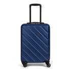 Swiss Mobility - Ensemble de 3 valise rigide ABS - Bleu-Modèle plus petit approuvé comme bagage à main par la plupart des compagnies aériennes (convient aux dimensions réglementaires de la plupart des compagnies aériennes pour les bagages à main)