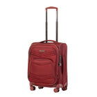 Air Canada - Valise à roulettes souple de 20 po Central Collection - Bourgogne-Roues pivotantes à 8 roues