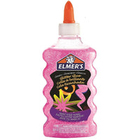 Elmer's – Colle à paillettes liquide, 177 ml, rose (E63325T)-Colle liquide