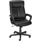Staples - Fauteuil de direction Turcotte Luxura, dossier élevé, noir-Les réglages pneumatiques de la hauteur et de l'inclinaison du siège vous permettent de travailler à une hauteur et un angle personnalisés