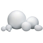 Hygloss HYG51103 Boule de polystyrène blanche, 3", paquet de 24-Embellissez tous les ornements de boule de polystyrène avec de la dentelle, du papier velours, des paillettes et d'autres fournitures d'artisanat
