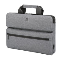 Swiss Gear Housse pour Ordinateur 15,6 po avec Poignée Double - Gris-Le compartiment rembourré convient à la plupart des ordinateurs portables de 15,6".