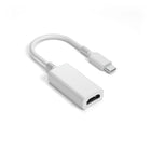 NXT Technologies - Adaptateur audio/vidéo USB-C/HDMI NX52345 de 0,5 pi, blanc-USB-C à HDMI (mâle à femelle)