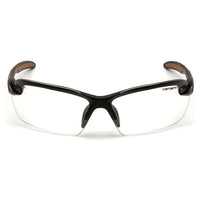 Carhartt – Lunettes de sécurité Spokane, transparent, 6/paquet-Verres en polycarbonate résistant aux égratignures avec monture noire