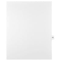 Mark Maker – Onglets séparateurs juridiques blancs, 1/15 onglets, format lettre, sans trous, numéro 100, 25/paquet-Onglets séparateurs blancs, 1/15 onglets
