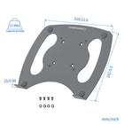 ShoppingAll - Plateau de montage universel pour ordinateur portable pour bras et supports de moniteur VESA - Noir-En élevant votre ordinateur portable à une hauteur optimale, vous pouvez réduire les douleurs dorsales et améliorer votre posture