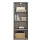 Sauder - 433927 La Collection Sundar Meuble de rangement - Finition Mystic Oak-Deux tablettes réglables. 
