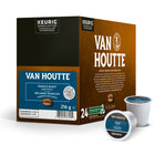 Van Houtte - Capsules K-Cup de café  Mélange français , torréfaction foncée, paquet de 24-Compatibilité : contient des capsules k-cup authentiques, conçues pour une qualité garantie et une compatibilité avec toutes les cafetières k-cup de Keurig.