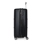 Bugatti - Ensemble de 3 valise rigide ABS - Bruxelles - Noir-Système d'expansion à fermeture éclair pour 20 % d'espace de rangement en plus