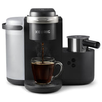 Keurig – Cafetière et machine à latte et cappuccino une tasse à la fois K-Café, charbon-4 Formats d'infusion : 177 ml, 237 ml, 296 ml et 355 ml