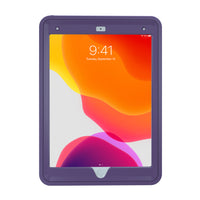 Étui de protection CTA Digital avec béquille rotative pour iPad 10.2" Gen 7 et 8, Air 3 et 10.5" Pro - Violet-L'étui rigide résistant aux chocs protège l'iPad des chutes et des collisions