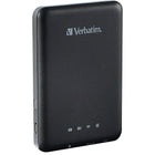 Verbatim Périphérique portatif de diffusion sans fil MediaShareâ„¢ Wireless, 2 ports-Jusqu'à 5 appareils peuvent être connectés simultanément à MediaShare pour partager des vidéos, de la musique, des photos ou des données