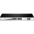 D-Link Commutateur intelligent Gigabit DGS-1210-20 à 16 ports et 4 ports SFP-16 ports Gigabit avec 4 ports SFP