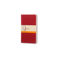 Moleskine – Cahier journal ligné, couverture souple, rouge canneberge, 5 po x 8,25 po-Couverture cartonnée souple rouge canneberge