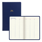 Letts - Agenda perpétuel 12 mois Icon - 7-5/8" x 5" - Marine-384 Pages, format livre