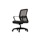 CB Office Vista Mesh Office Chair - Black-Siège au rebord arrondi