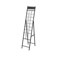 FuTECH - Porte-brochures avec 8 pochettes - 10,5 l x 52,5 H po - Noir-Détenteurs de littérature