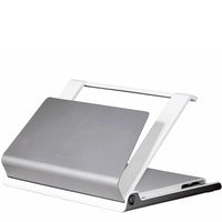 Humanscale - Support pour ordinateur portable L6-La charniere d'embrayage innovante permet à l'utilisateur d'ajuster sans effort l'ecran de son ordinateur portable à la hauteur qui lui convient.