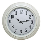 Kiera Grace – Horloge murale ronde Emmerson de 20 po, blanc cassé-Mesure: l'horloge murale mesure 51cm D x 5cm E (20" D x 2" E)