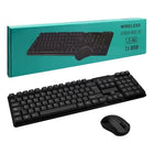Speedex TJ808 2.4Ghz Wireless Keyboard and Mouse Combo - Black-Récepteur Nano USB