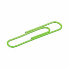 JAM PAPER - Trombone Geant Colore 2", Vert citron, 2 paquets de 75-Ces trombones colores sont parfaits pour organiser des papiers à la maison, à l'ecole ou au bureau