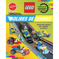 Klutz - Lego Bolides De Courses-Cet ensemble contient 124 pieces LEGO qui vous permettront de construire tout ce dont vous avez besoin  des roues aux ailerons