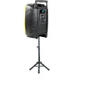 QFX – Haut-parleur mobile de projection cinéma PBX-6000 12 po avec projecteur vidéo intégré, micro sans fil, écran et support-3500 Watts max
