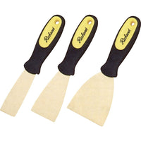 Richard - Couteaux Rigides Pour Mastic, 2po, Lame En Laiton, paquet de 4-Longueur de la lame 2po