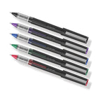 TRU RED – Stylos à bille roulante – pointe fine – assorti – paquet de 5-La pointe fine de 0,5 mm étend l’encre à la perfection