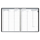 House of Doolittle Professional Agenda hebdomadaire 2 ans, 8-1/2" x 11", noir-Dates juliennes/jours restants.