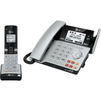 AT&T TL86103 à 2 lignes/répondeur sans fil avec fonction Connect to Cell-Connexions aux cellulaires compatibles avec Bluetooth pour faire et recevoir des appels cellulaires avec la facilité et le confort d’un système téléphonique d’entreprise